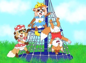 Apollo Spinner Foxes -By SkunkyGussy- by DanielMania123