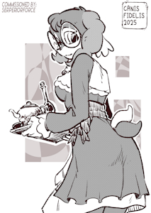 [COMMISSION] Maid Indeedee by CanisFidelis
