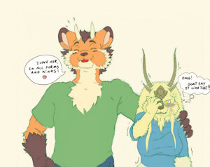 Two dorks by Dktorzi