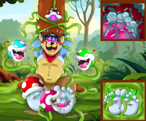 Commission: Bandit - Plant'd! by KnightRayjack