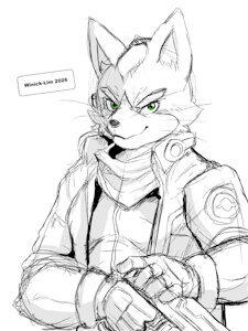 Sketch 550 - Fox Mccloud by WinickLim
