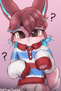Confused Bun by lumineko