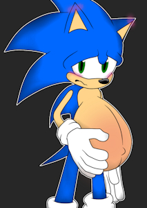 pregnant sonic by PxthChooserr