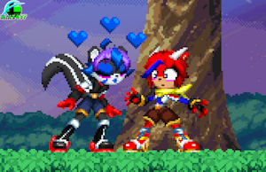 Freedom Planet 2: A Kiss from Tixie by Mike437