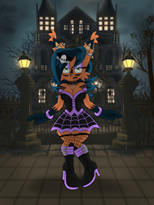 Goth Nicole the Holo-Lynx by MasterMochiKun
