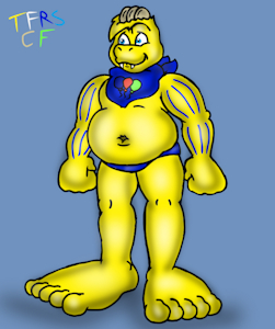 Louie Chubby Machoke Form by TheRedSkunk