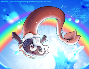 [fanart] Splashing Cosmo by MadgyThumtas