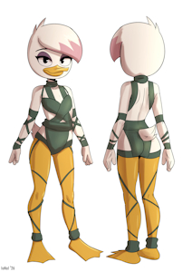 (Commission, Ducktales 2017) Lena in Lyn Me's Outfit by IoNaI