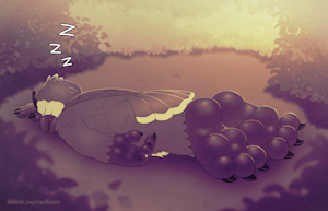 Sleepin ulloon by RadLizer