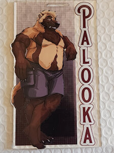 Palooka Acrylic Badge by Dbruin