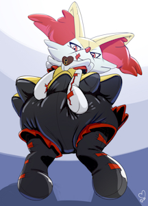 Puffy Braixen by KASTMI