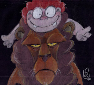 MY DAD IS A LION! by ChesterCARTOON