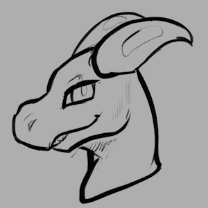Side B Portrait Doodle by Draconix by SideB