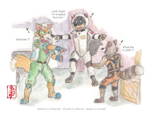 Space furries by Fennec