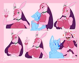 Xanthe - Saffy stickers by Ruathan