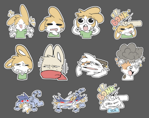 Doodle Stickers by Oob