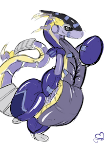 Puffy Miraidon plushsuit by KASTMI