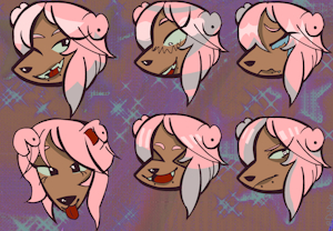 Emotes oc by PupLillyUWU