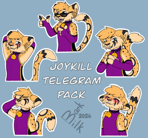 Telegram Stickers: Joykill by M1LKB4RK