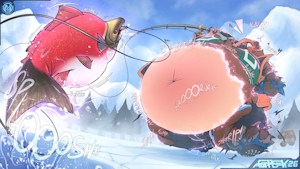 Fat...tening Salmon! [Wallpaper Edition] by PheagleAdler