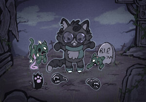 Necromancer Kitty by henryjdoe