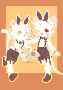 bunny boys (?) by swan