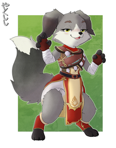 Soggy Monk Vulp~ by YakuKitsu