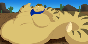 Fatty Rattlesnake by KingBigWolf