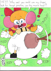 Poofy Target Practice by BabyMouseyBoy