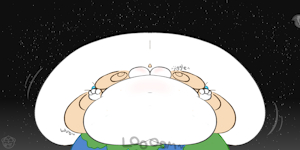 Bunnyblob Crushes Earth by OverfedPets