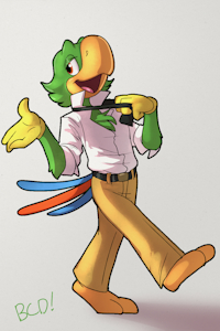 Jose Doodle by bluecoffeedog