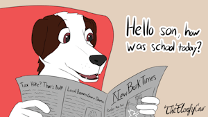 How was school? by TheFloofyCow