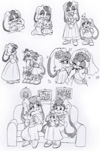Mother love through the years|Vanilla and Cream by M0n0M0nk11