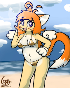 Tala Golden Bikini by BlackSquirrel