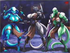 Cycloid babes by antcow