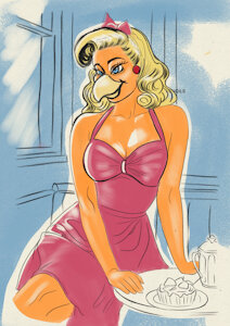 Miss Goldie -fanart by fluffriot