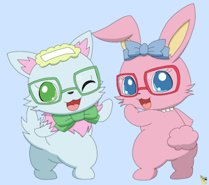 Milky and Luna by pichu90