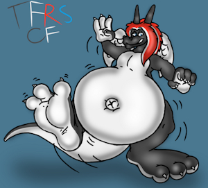 Izaak Tuxedo Derg by TheRedSkunk