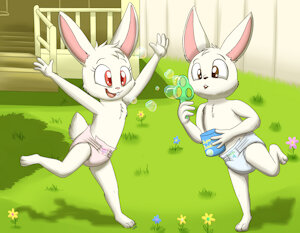 Backyard fun by ConejoBlanco