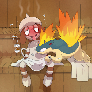 smeargle sauna 2 by argonvile