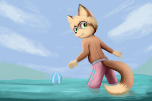 Beach day (Timelapse test) by Bunnypaint