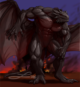Balerion the Black Dread by Lakhanto