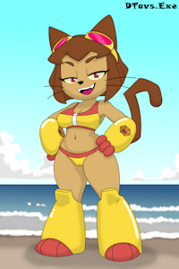 Kit Bodega at the beach by DtavsExe