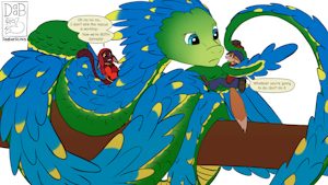 Ceres and The Couatl: Mik is Here Too by Daaberlicious