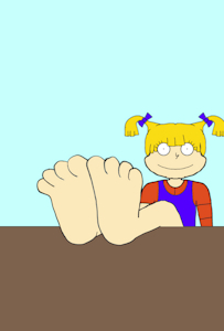 Angelica's feet on the table by TheFurryTree