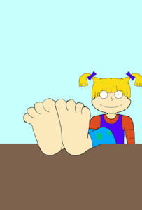 Angelica's feet on the table by TheFurryTree