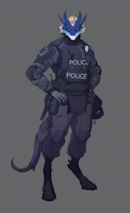 Dragon in Uniform: BAD FUTURE [lethal_doors] by teryxc