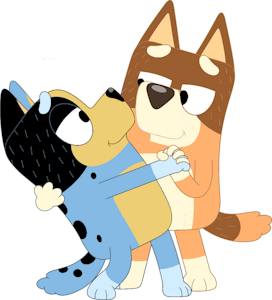 Bandit and Chilli Color Swap. by FurMania