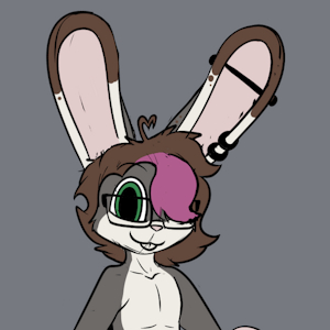 Lee trying out a new hairstyle by LeeTheBunny
