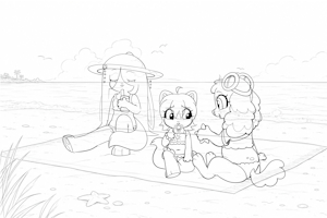 Beach! by mushypuppy3